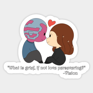 Superhero Love Sticker